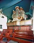 Orgel, ontworpen door Albertus Antoni Hinsz