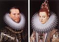 Франс Пурбус. Изабелла Клара Евгения и её супруг Альбрехт (ок. 1610)