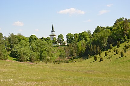 Kyrkan i landskapet.