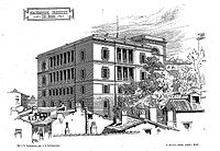 Neubau des Deutschen Archäologischen Instituts in Rom 1877