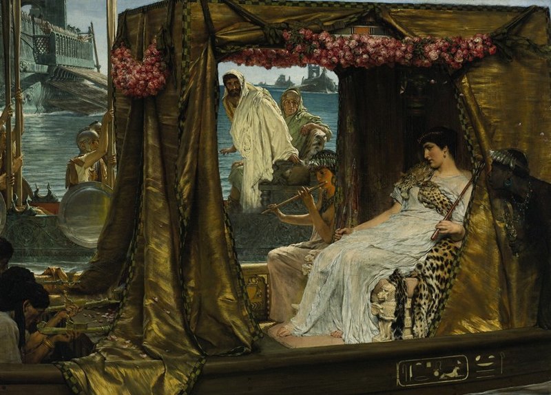 Antony & Cleopatra by Lawrence Alma-Tadema