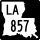 Louisiana Highway 857 marker