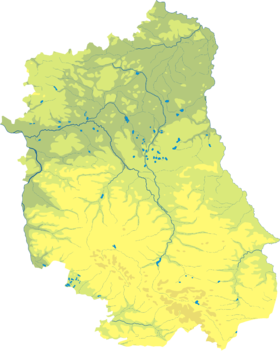 Voir la carte topographique de Lublin (voïvodie)