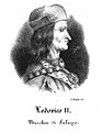 Ludovic II, marquis de Saluces, commanditaire de l'ouvrage.