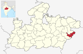 Localisation de District d'Anuppur