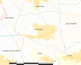 Saleilles - Localizazion