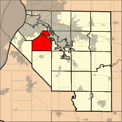 Location in St. Clair County