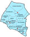 Map of Batu Pahat District, Johor 柔佛州峇株巴辖县地图