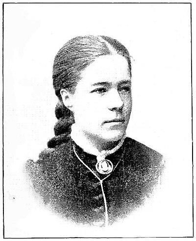 Selma Lagerlöf vid slutade studier i Högre Lärarinneseminarium, 1885.