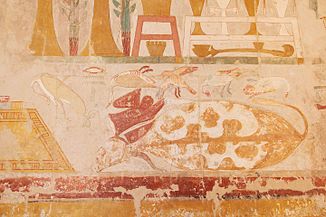 Tempulli mortor i Hatshepsutit, detaj
