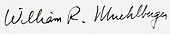 Signature de William R. Muehlberger