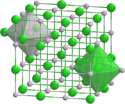Strukturformel von Natriumchlorid