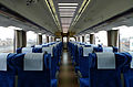 The train interior in April 2012