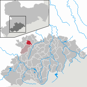 Poziția localității Niederdorf