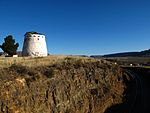 The Blockhouse is the only remaining one of its type erected during the Anglo-Boer War. Unlike the m During the Anglo-Boer War (1899-19020 Noupoort was an important military establishment, with both la Type of site: Blockhouse Previous use: Military : ABW Blockhouse. Current use: Blockhouse. The structure remains unaltered, except in that some of the shooting ports have been covered as a re