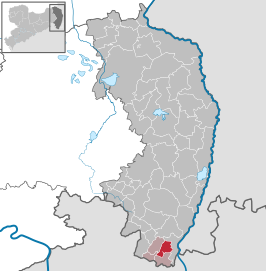 Kaart van Olbersdorf (Duitsland)