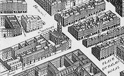 Collégiale Saint-Honoré på Plan de Turgot (1739).