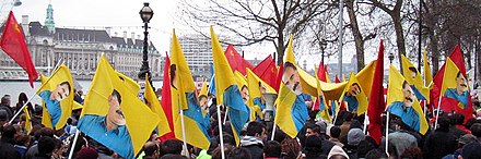 Ocalan supporters in London, April 2003 Pkk supporters london april 2003.jpg