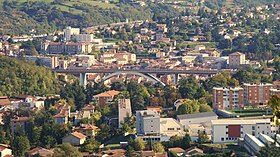 Vue générale du nord-ouest de Rive-de-Gier.