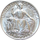 Obverse of the California Pacific International Exposition half dollar