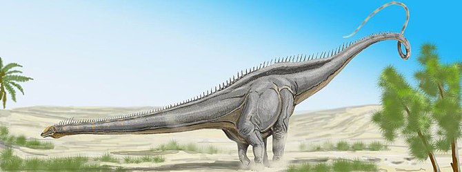 "Seismosaurus". Seismo (Diplodocus h...