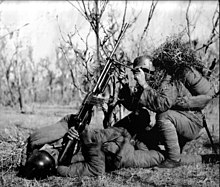 Two Chinese soldiers using a Hotchkiss M1922 machine gun Shooting planes with MG.jpg