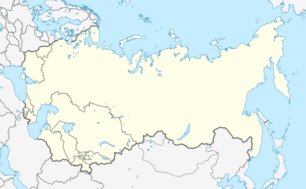 Mapa konturowa Związku Radzieckiego