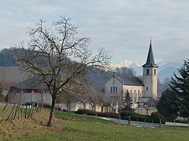 The church in Sainte-Hélène-du-Lac
