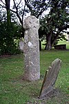 Stone cross in churchyard, immediately south of St Uny's Church