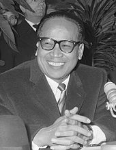 Foreign Minister Subandrio, pictured here in 1964. Subandrio 1964.jpg
