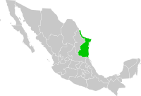 Lage des Bundesstaats Tamaulipas