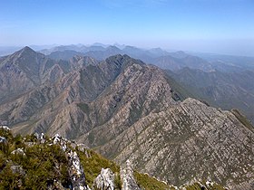 Вид на хребет Цицикамма на васток с горы Формоза