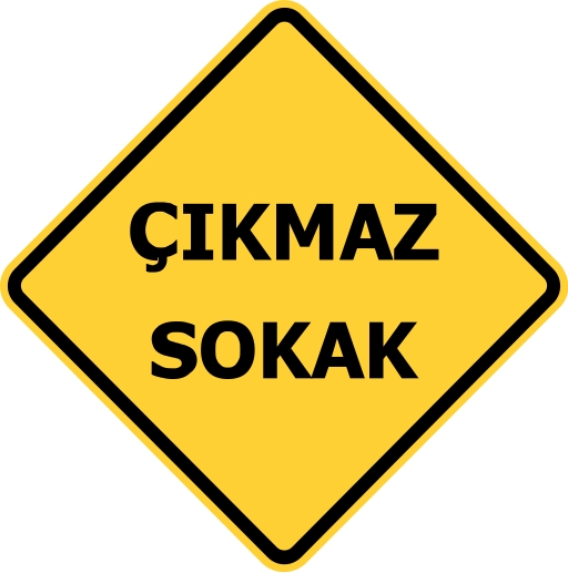 Dosya:Turkish dead end template.svg