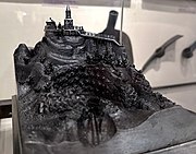 A model of the mountain in the Museum of History and Archaeology of the Urals