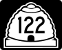 State Route 122 marker