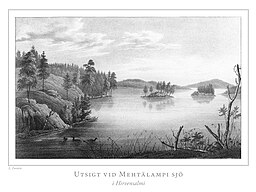Litografi i Finland framstäldt i teckningar utgiven 1845-1852.