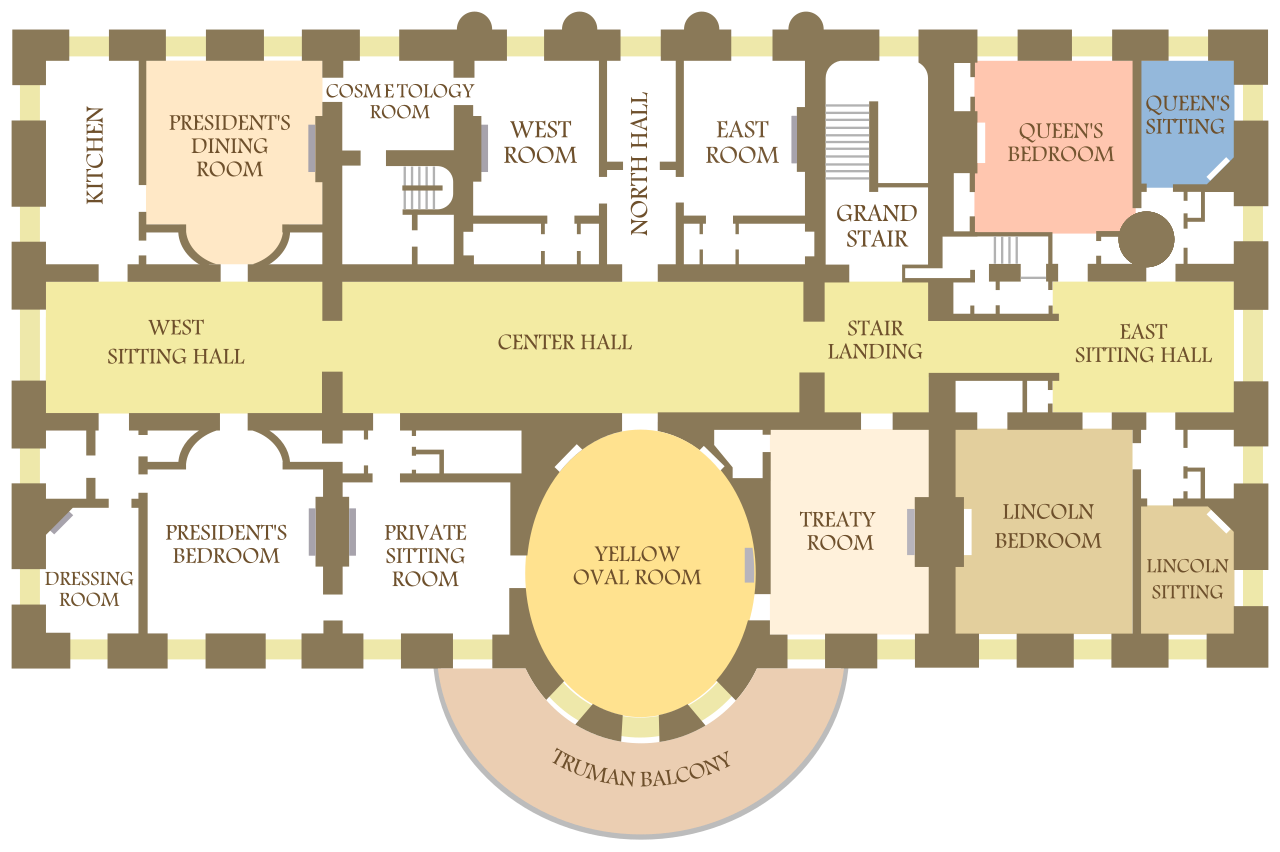 White House Floor Plan