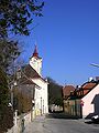 Pötzleinsdorf mit der alten Pfarrkirche - 26.2.06