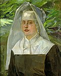 Portrait of a Nun in a Summer Garden (ca. 1900)