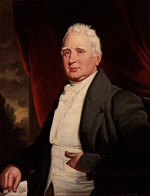 Portrait of William Cobbett for use on the Wil...