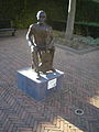 Bronzen beeld van Wim Sonneveld als Frater Venantius, gemaakt door kunstenares Nelly Vincken[5] en geplaatst op 24 mei 2015 aan de Breeweg[6][7]