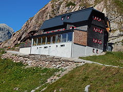 Wolayerseehütte v létě 2013