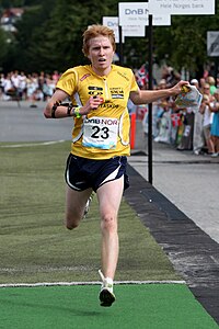 Jerker Lysell Trondheimin MM-kilpailuiden 2010 sprintissä.