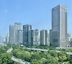 Yuejiazui junction skyine