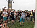 People dancing at the Zwarte Cross festival