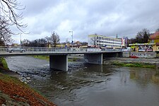 Most Wolności między Cieszynem a Českým Těšínem (listopad 2015)