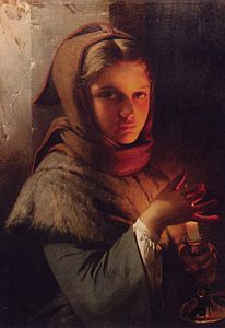 Bir genç kız portresi (1870ler)
