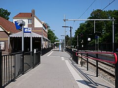 Ommen, Rampe zum Bahnsteiggleis 1