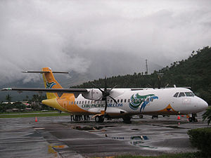 Cebu Pacific ATR72-500 aircraft flying from/to...