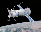 A Soyuz spacecraft